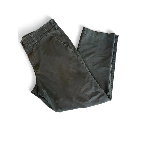 Eddie Bauer Men's Flex Sport Chinos Straight Legged Black Pants 36x30 - Picture 1 of 11
